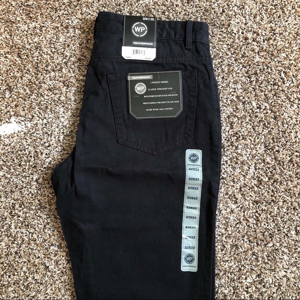 Men’s black weather proof pants